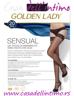630 carape golden lady sensual halter 20den casadellintimo
