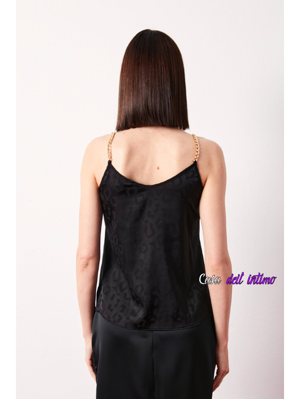 ELEGANTNA MAJICA BLUZA SATEEN CASA DELL INTIMO VELUR PANCEVO CRNA (5)