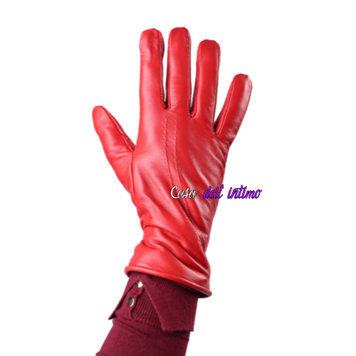 KRATKE KOzNE RUKAVICE 07877 CRVENA