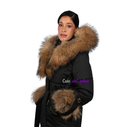 PARKA SA KRZNOM 18295P4 CRNA (4)